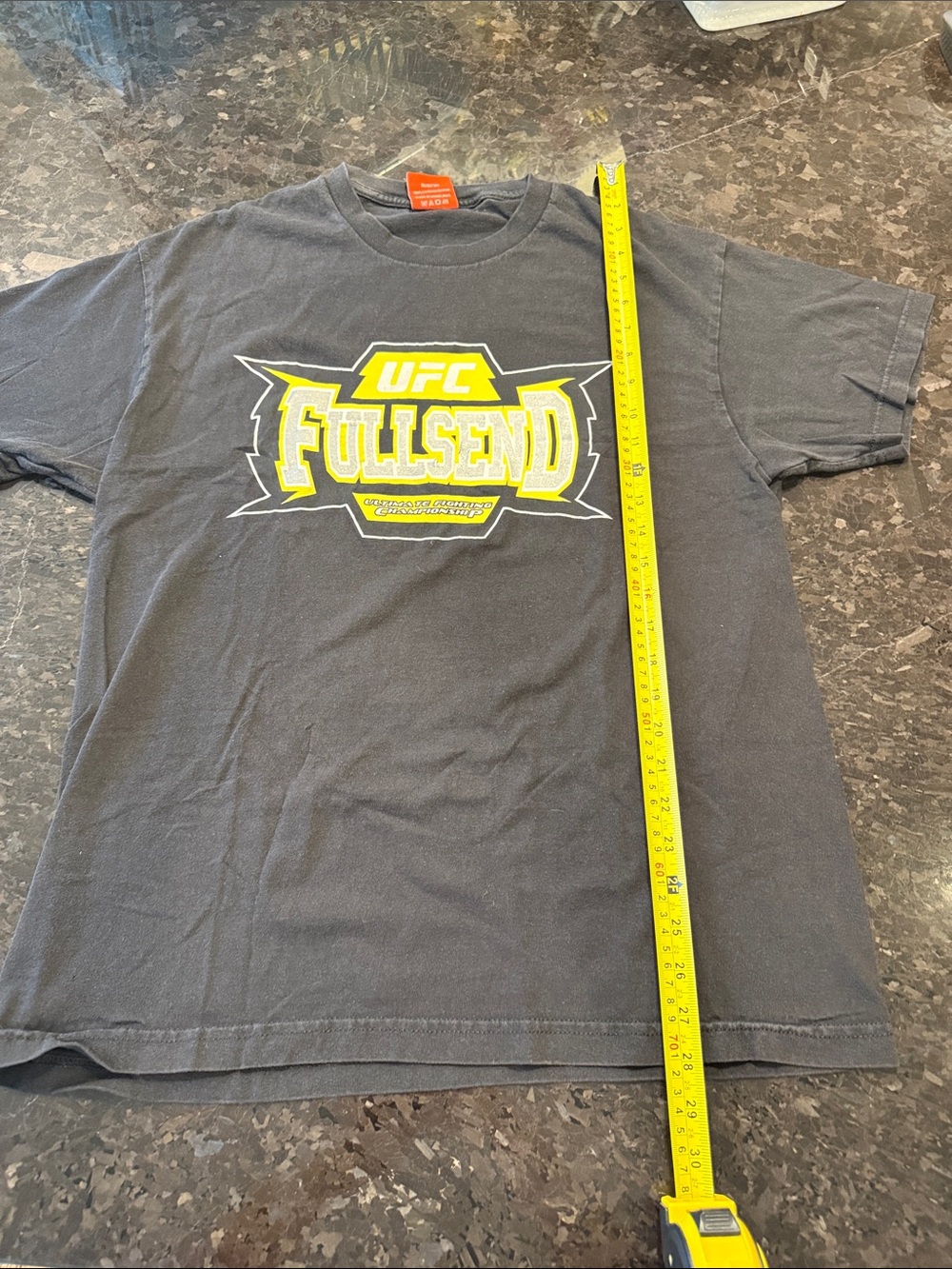 UFC Fullsend Short Sleeve Tee in Black